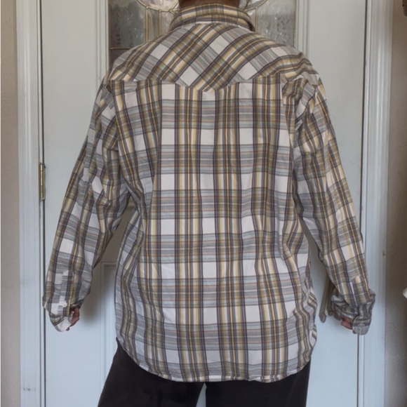 Patagonia Men’s Organic Cotton Plaid Button Down Casual Size Large - Picture 2 of 6